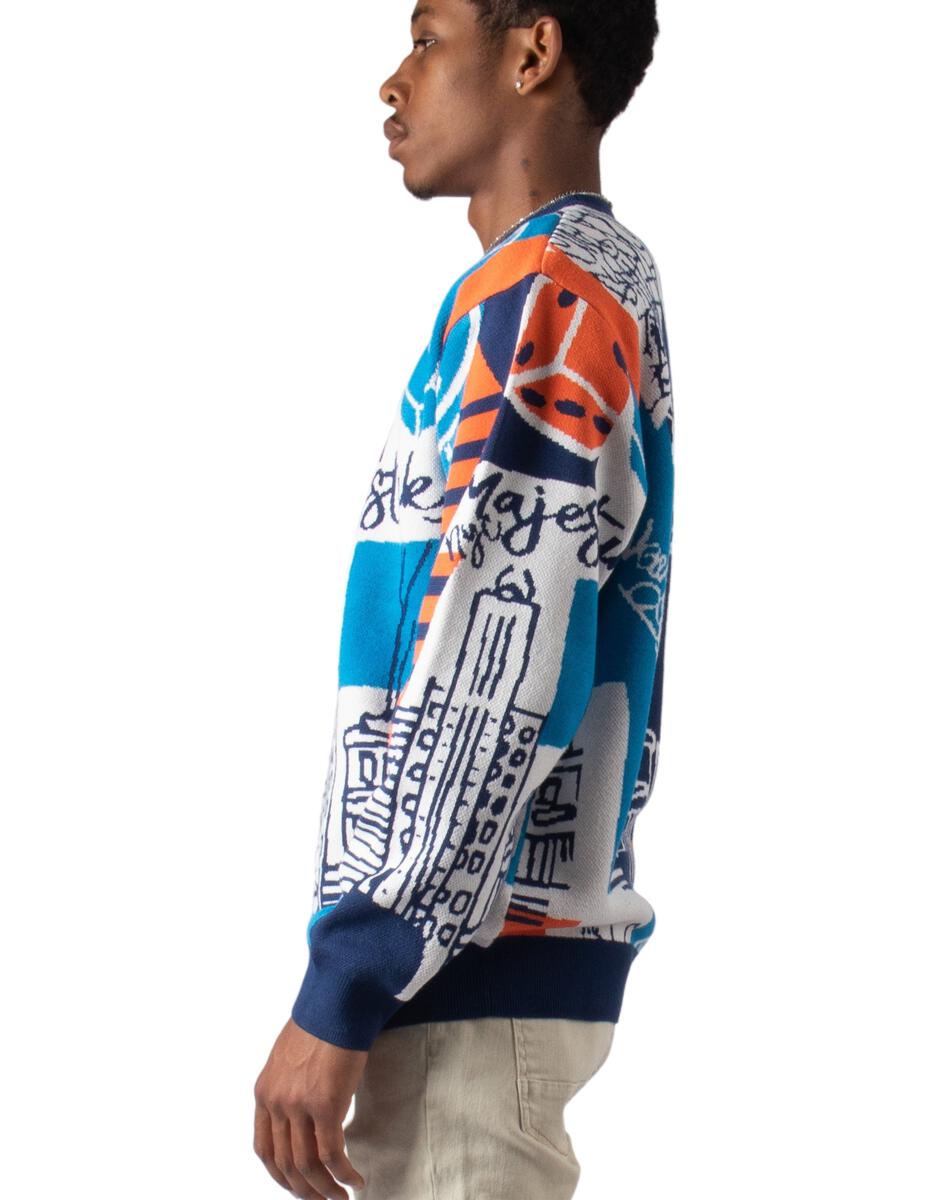 CITY GRAPHIC JACQUARD SWEATER (SW2238)
